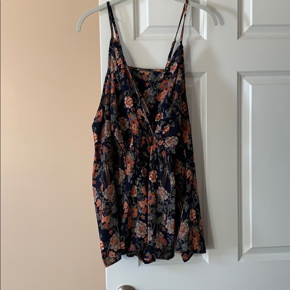 Flowered romper